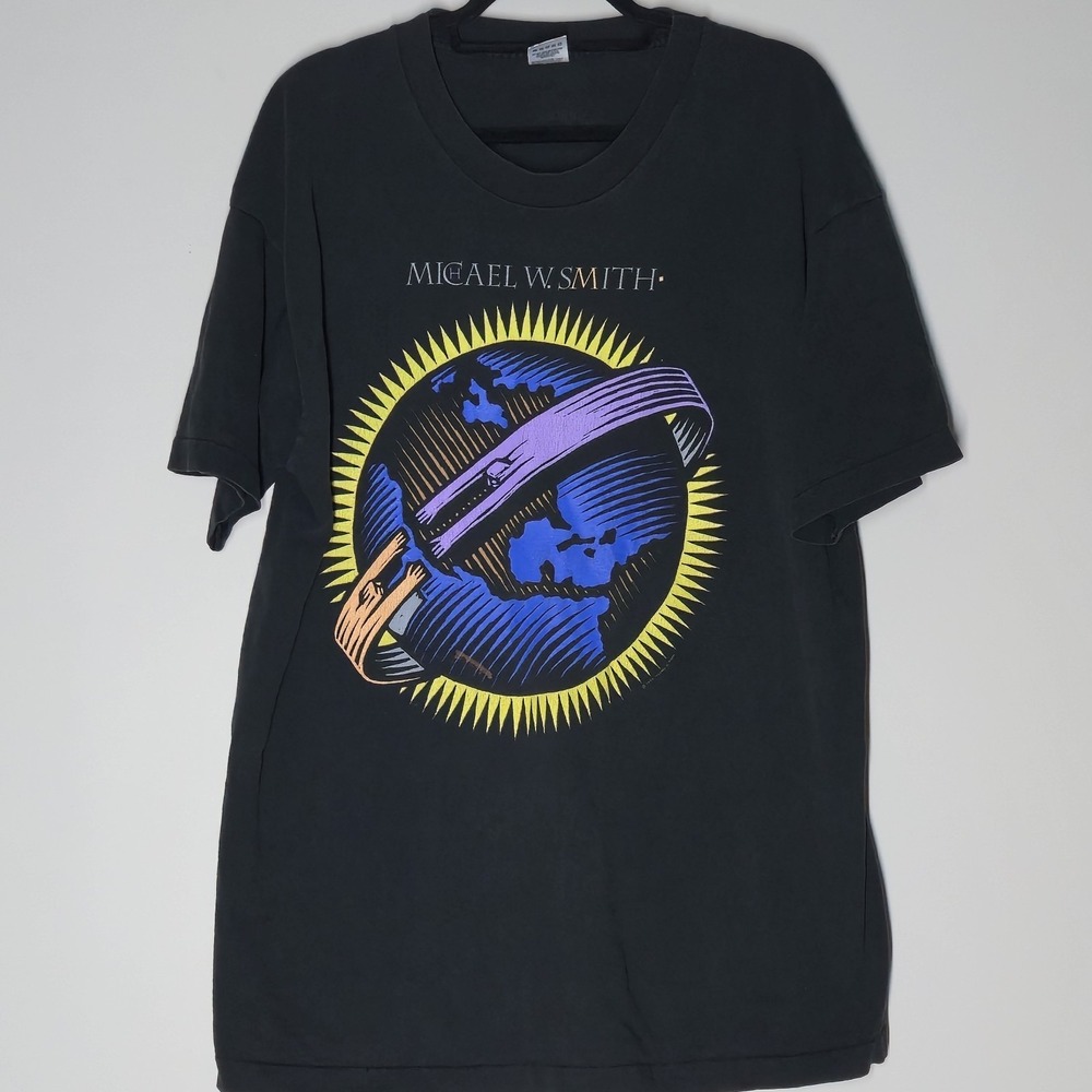 Vintage Michael W. Smith T-Shirt Size XL Change Your World Tour 1993